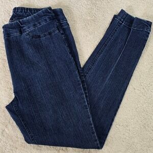 Vintage Venus Dark Wash Pull-On Jeggings Stretch Denim Pants Large